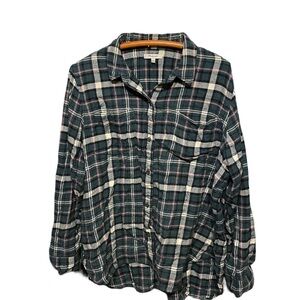 Madewell Button Down Plaid‎ Flannel